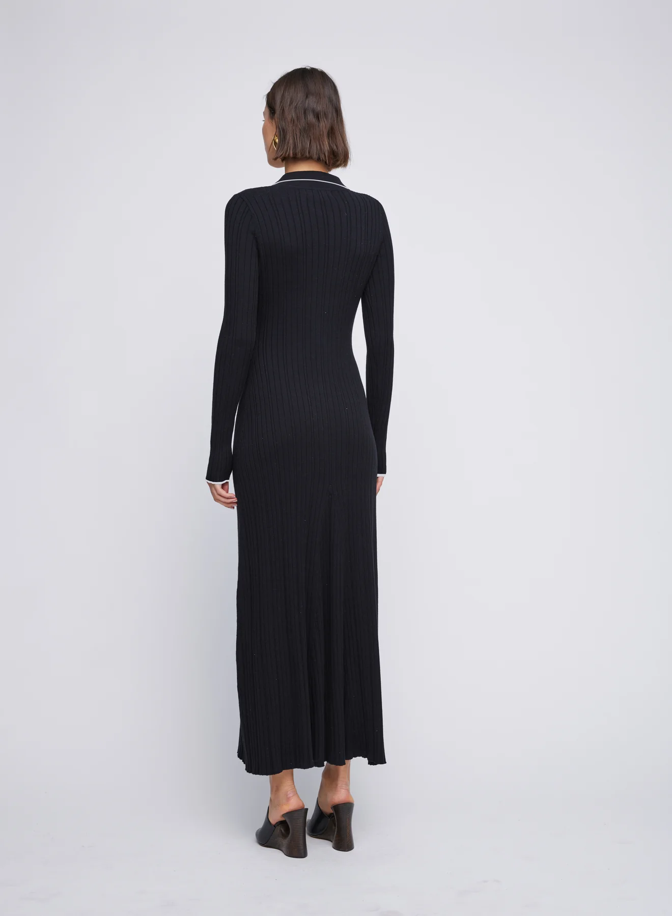 ANGELINA DRESS (RAVEN W/ SILENCE TRIM) - Image 3