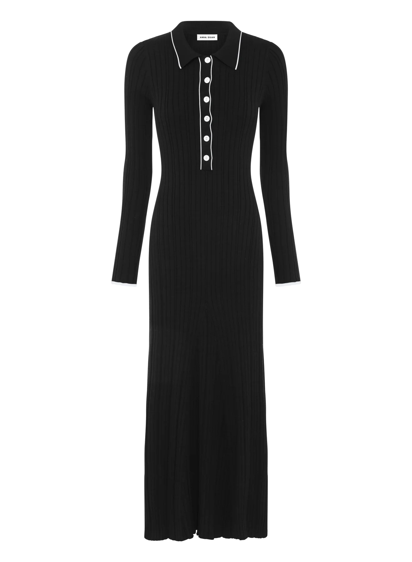 ANGELINA DRESS (RAVEN W/ SILENCE TRIM) - Image 7