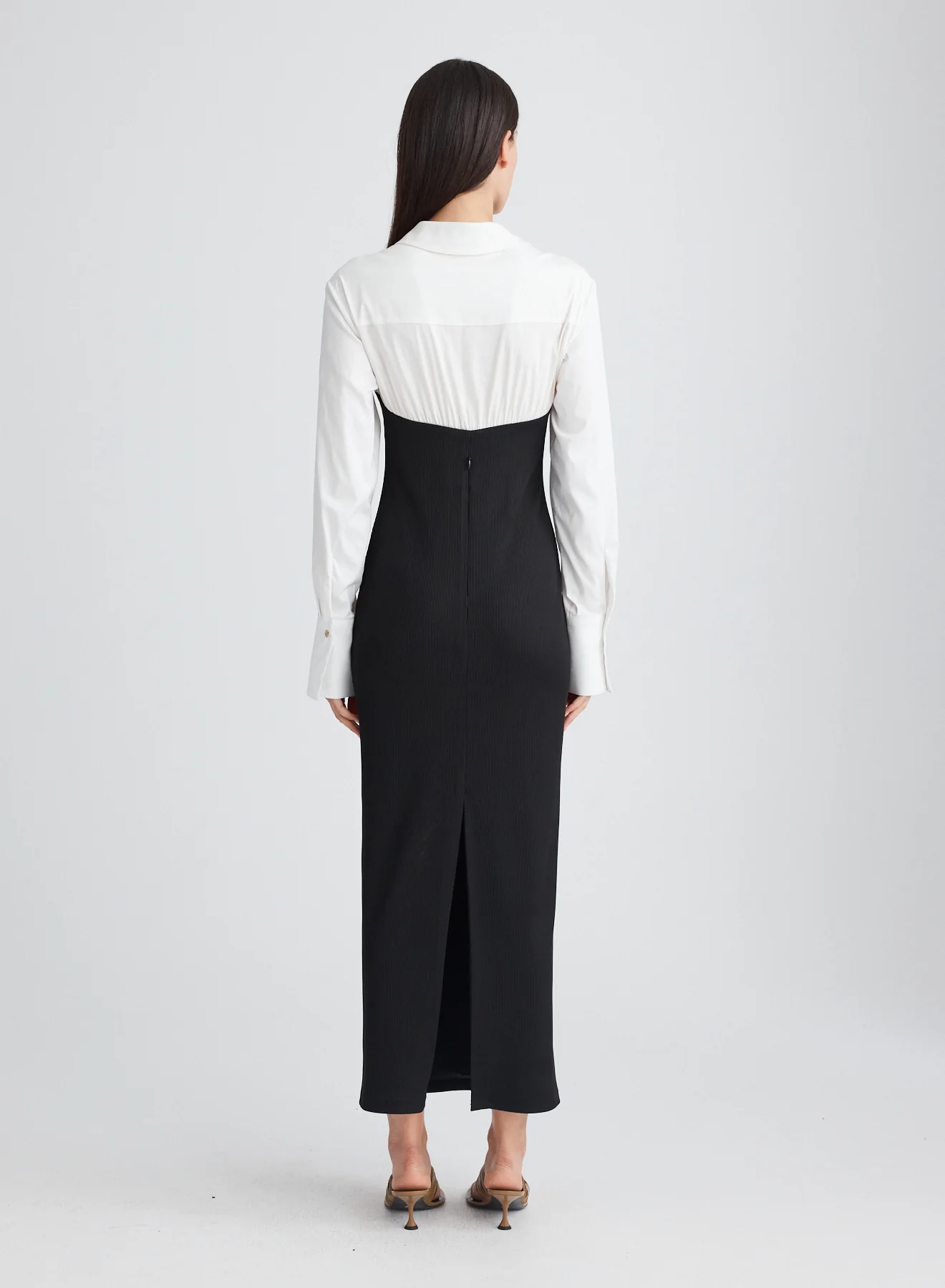 AUSTEN DRESS (SWAN W/ EBONY) - Image 4
