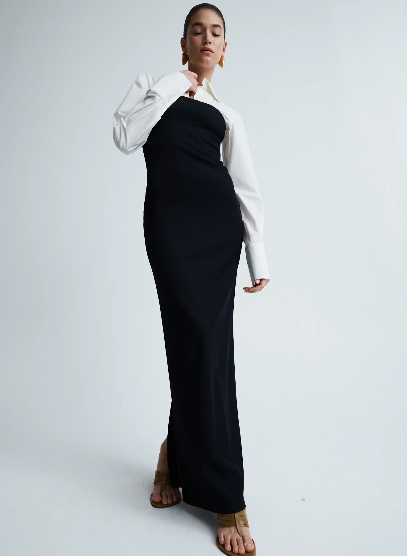 AUSTEN DRESS (SWAN W/ EBONY) - Image 6