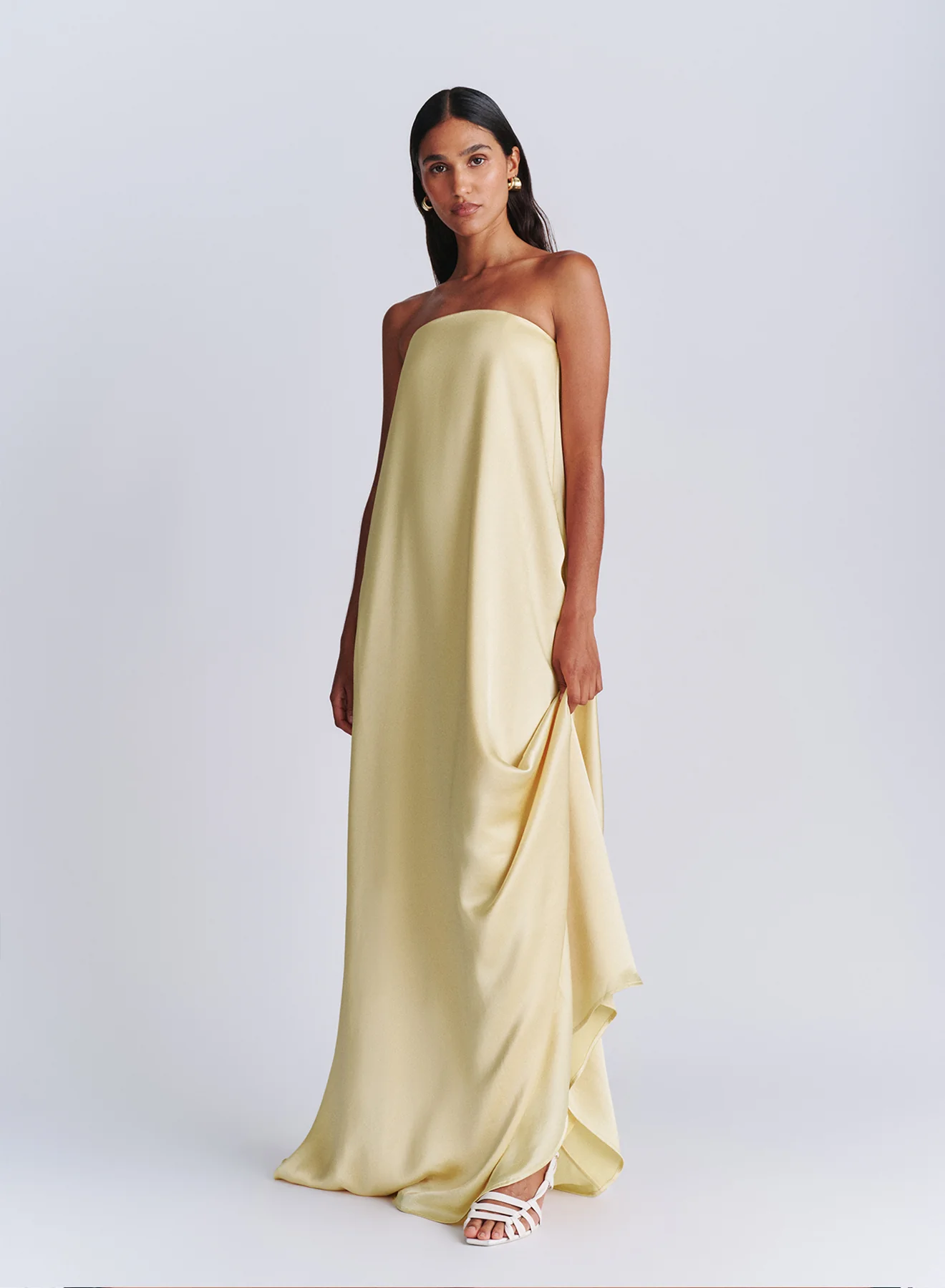 DELFINA DRESS (CHAMPAGNE) - Image 9