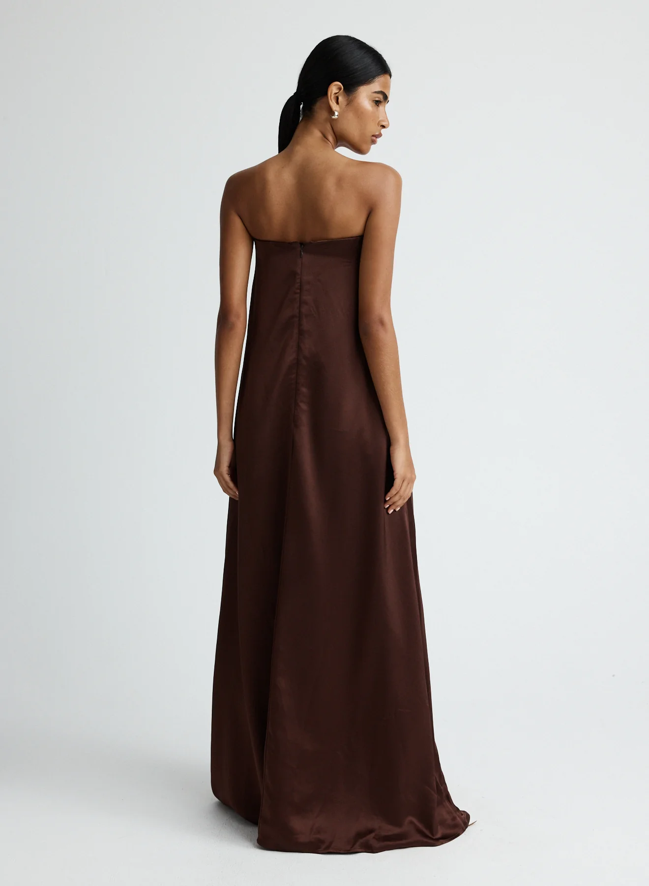 DELFINA DRESS (SHAVED CHOCOLATE) - Image 4
