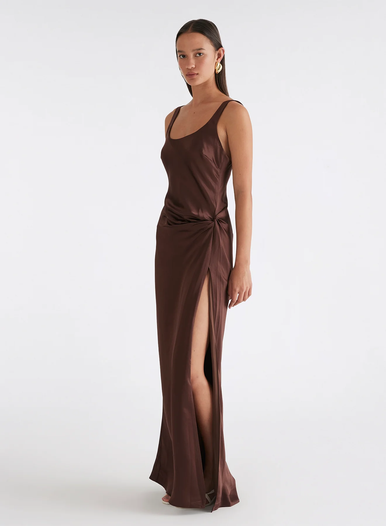 ETTA DRESS (SHAVED CHOCOLATE) - Image 3