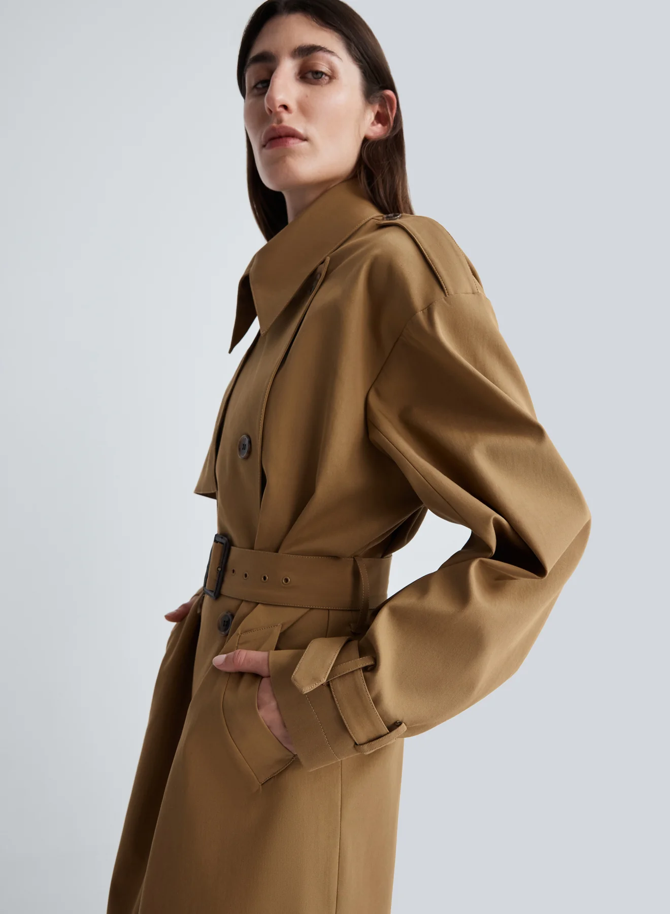 FARREN TRENCH COAT (TAN) - Image 7