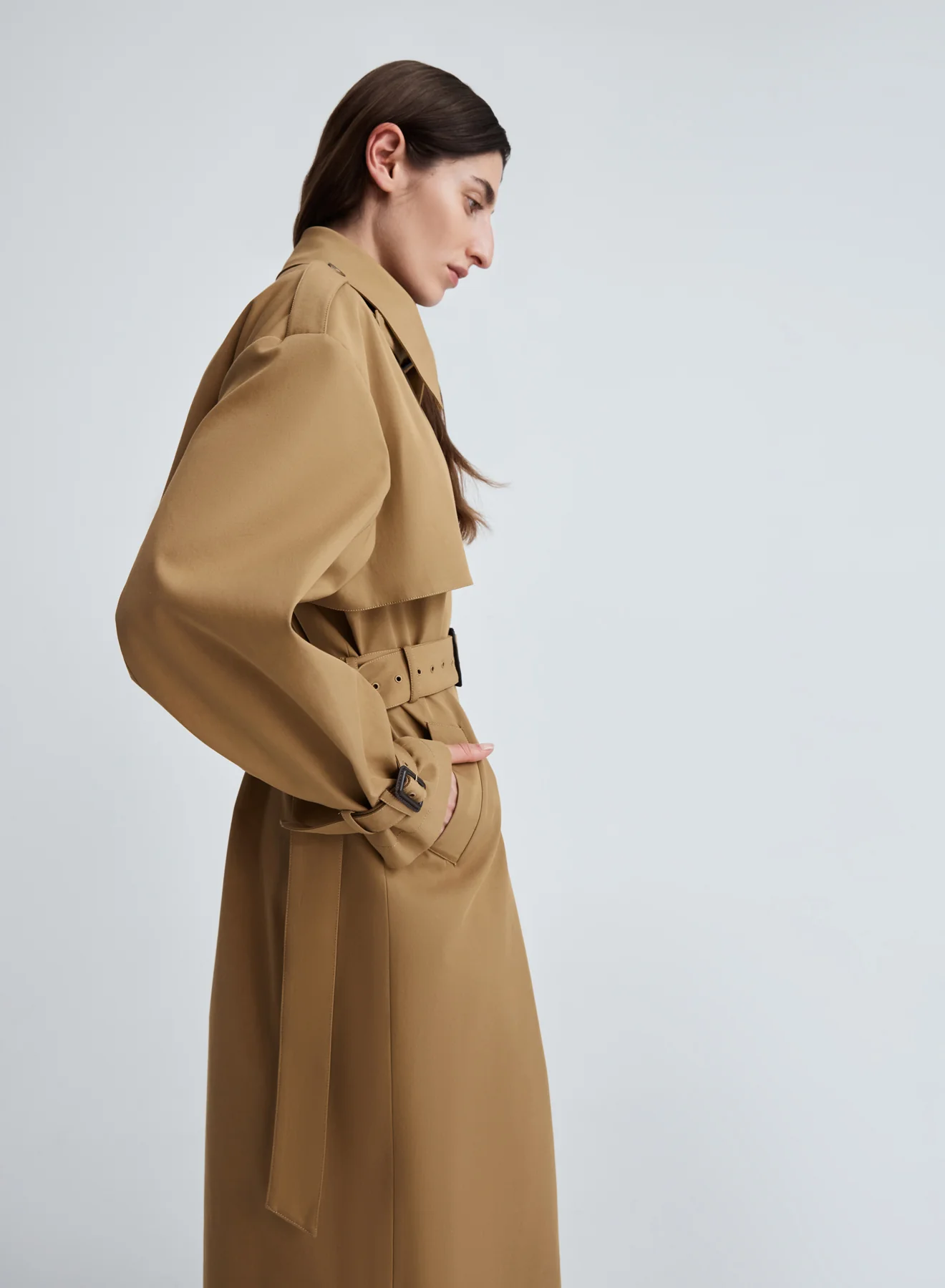 FARREN TRENCH COAT (TAN) - Image 8