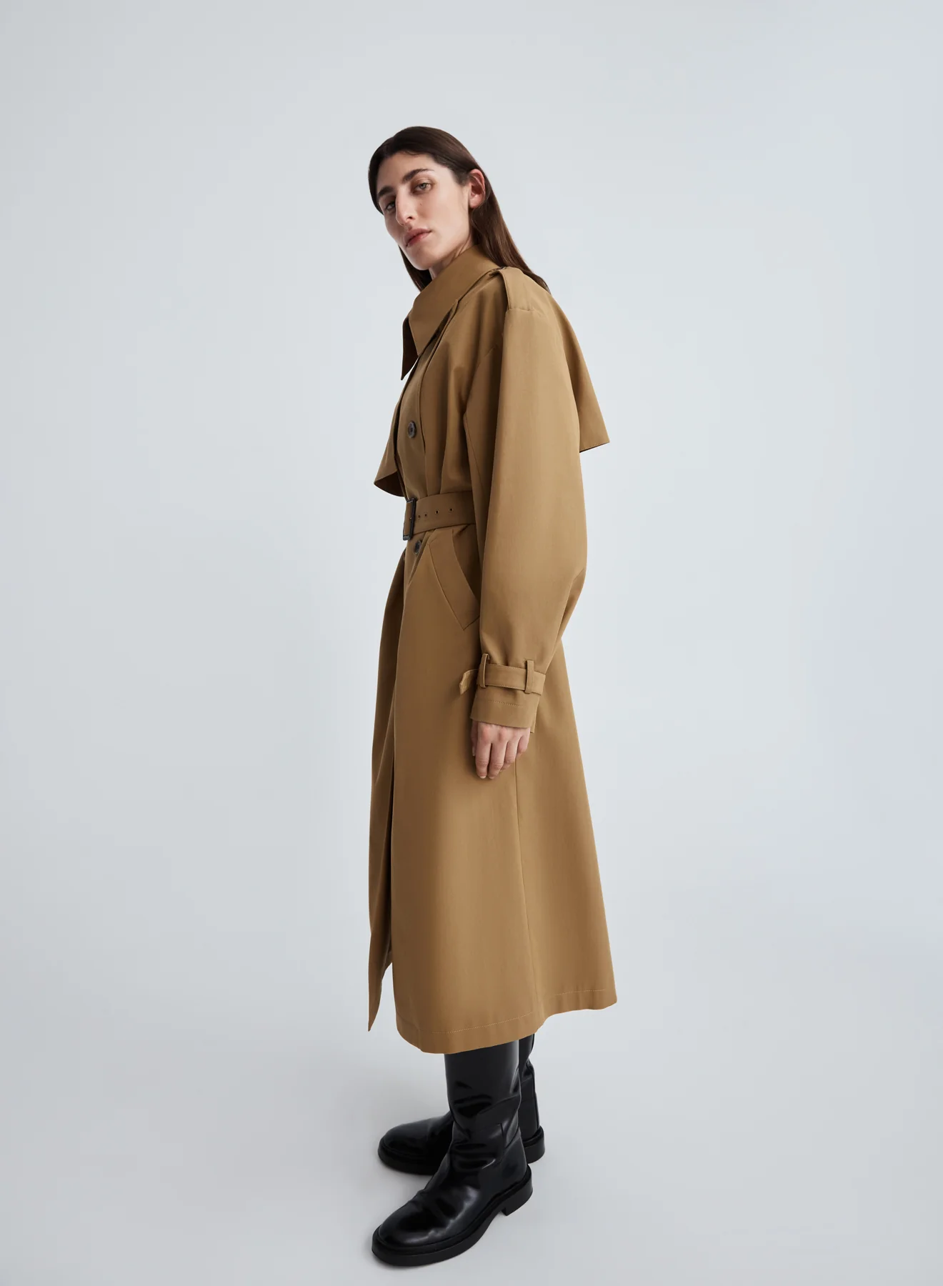 FARREN TRENCH COAT (TAN) - Image 9