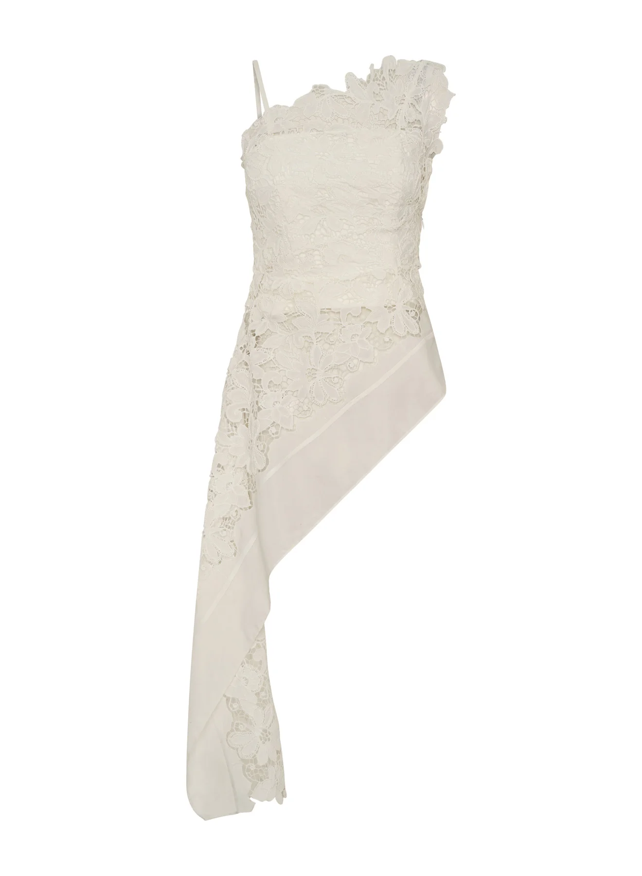 FAYE TOP (WHITE GUIPURE LACE W/ SWAN) - Image 8