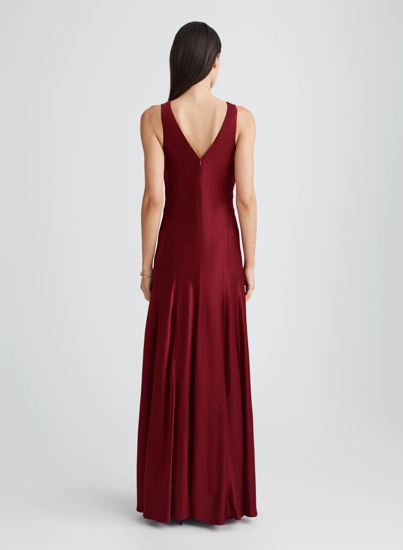 GABRIELLE DRESS (WINE) - Image 4