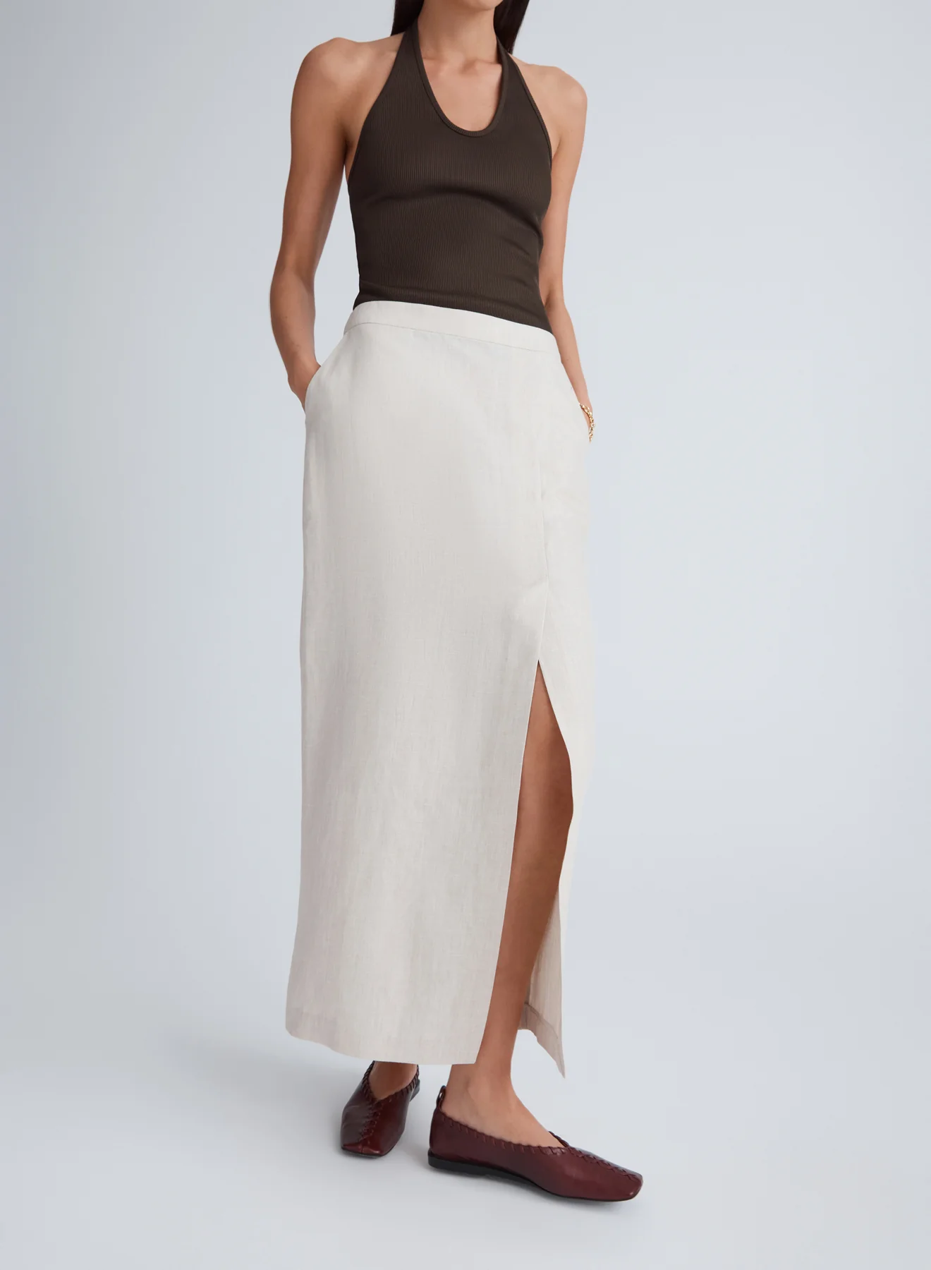 INDRA SKIRT (STONE) - Image 3