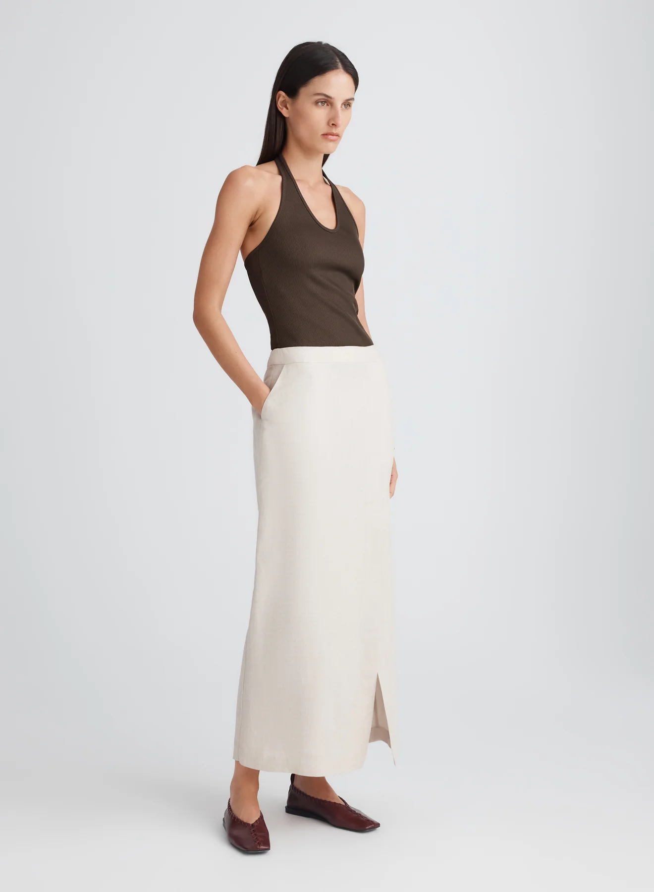 INDRA SKIRT (STONE) - Image 5