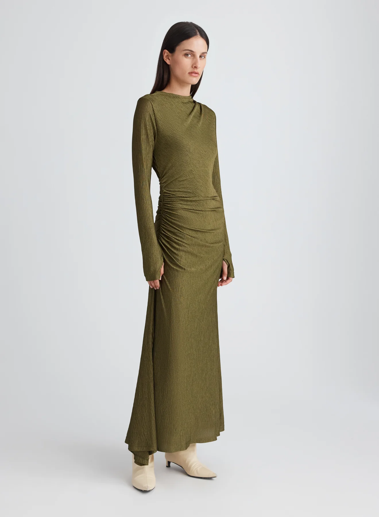 JAYME DRESS (MOSS) - Image 2