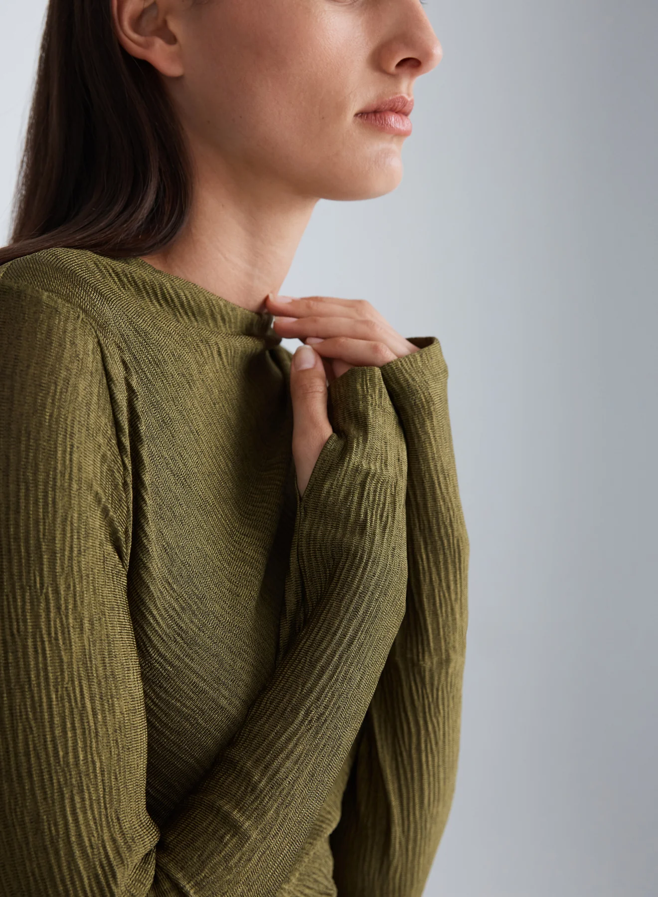 JAYME DRESS (MOSS) - Image 5