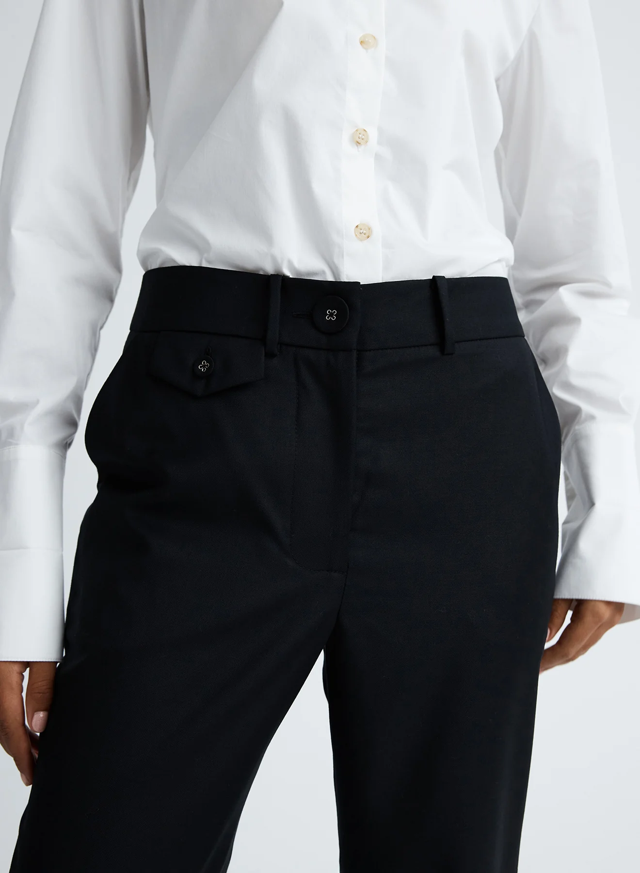 JULIETTE PANTS (BLACK WOOL) - Image 4