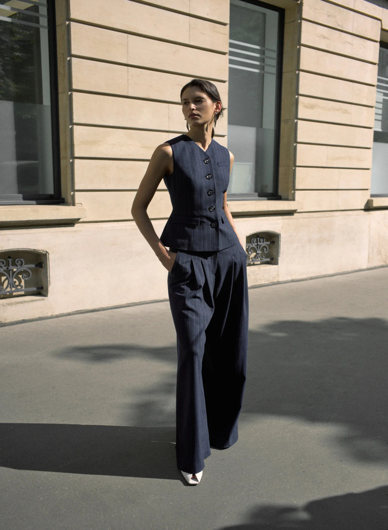 KENDALL TOP (CHALKSTRIPE) - Image 3