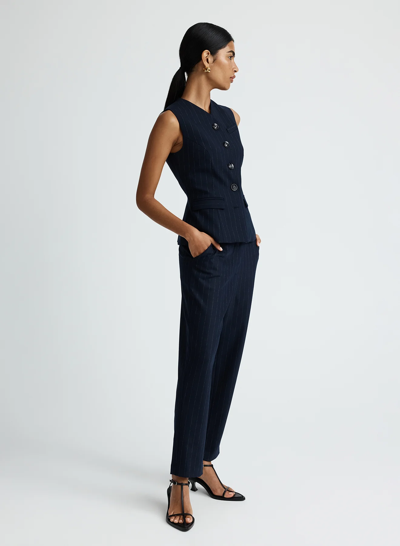 KENDALL TOP (CHALKSTRIPE) - Image 4
