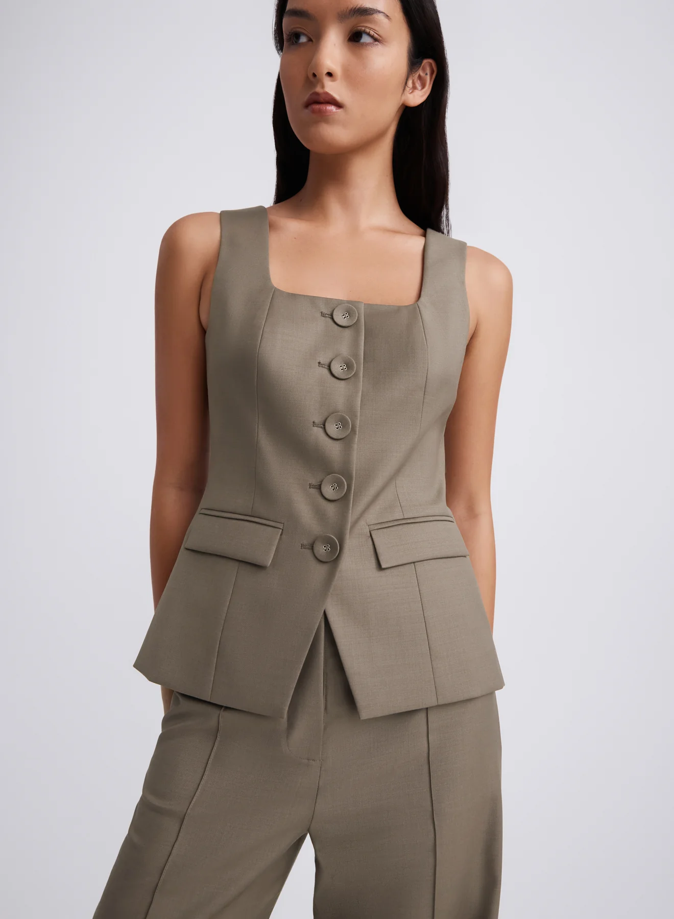MARISOL TOP (TAUPE BROWN) - Image 2