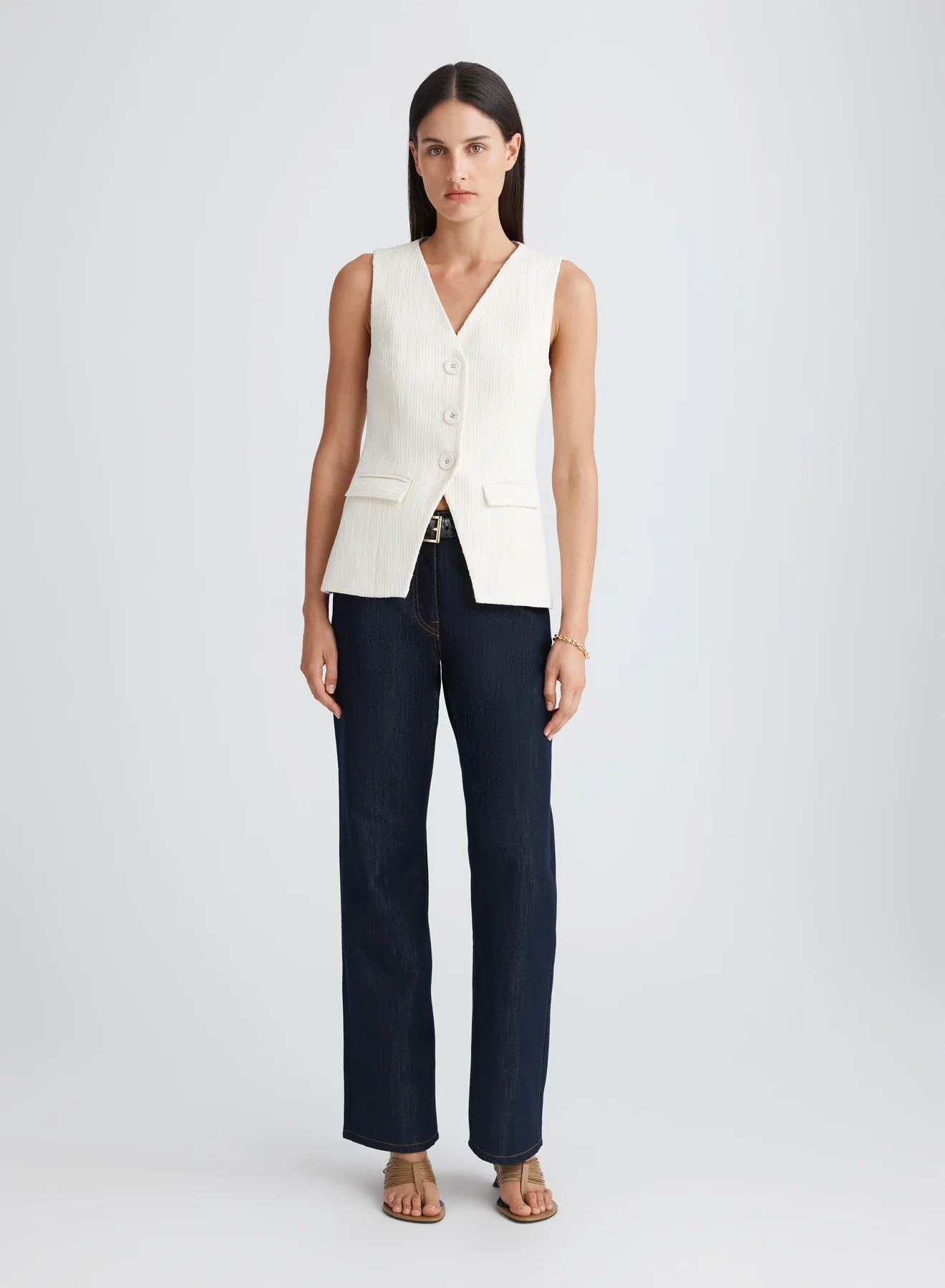NICOLE VEST (IVORY) - Image 4