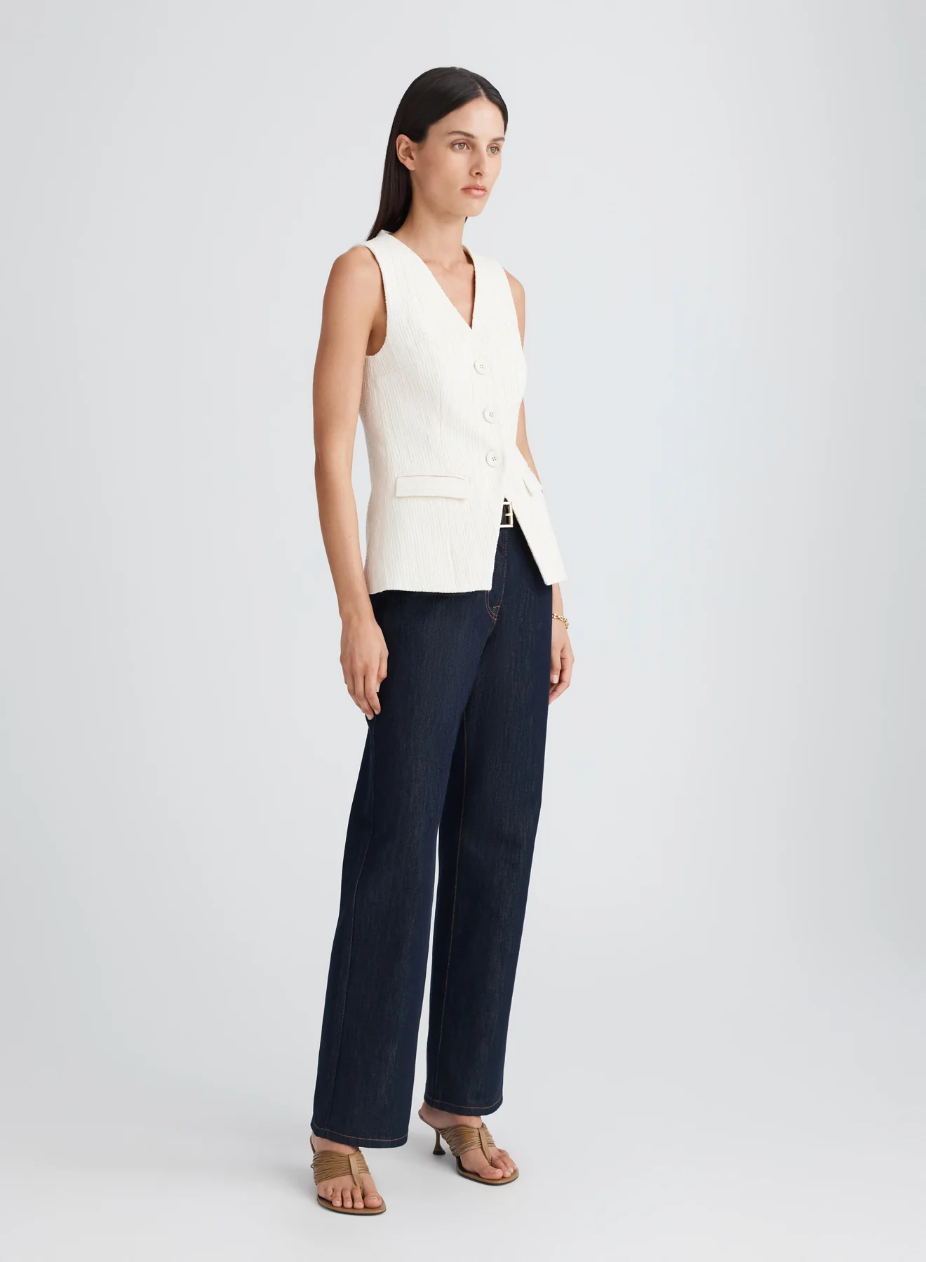 NICOLE VEST (IVORY) - Image 5