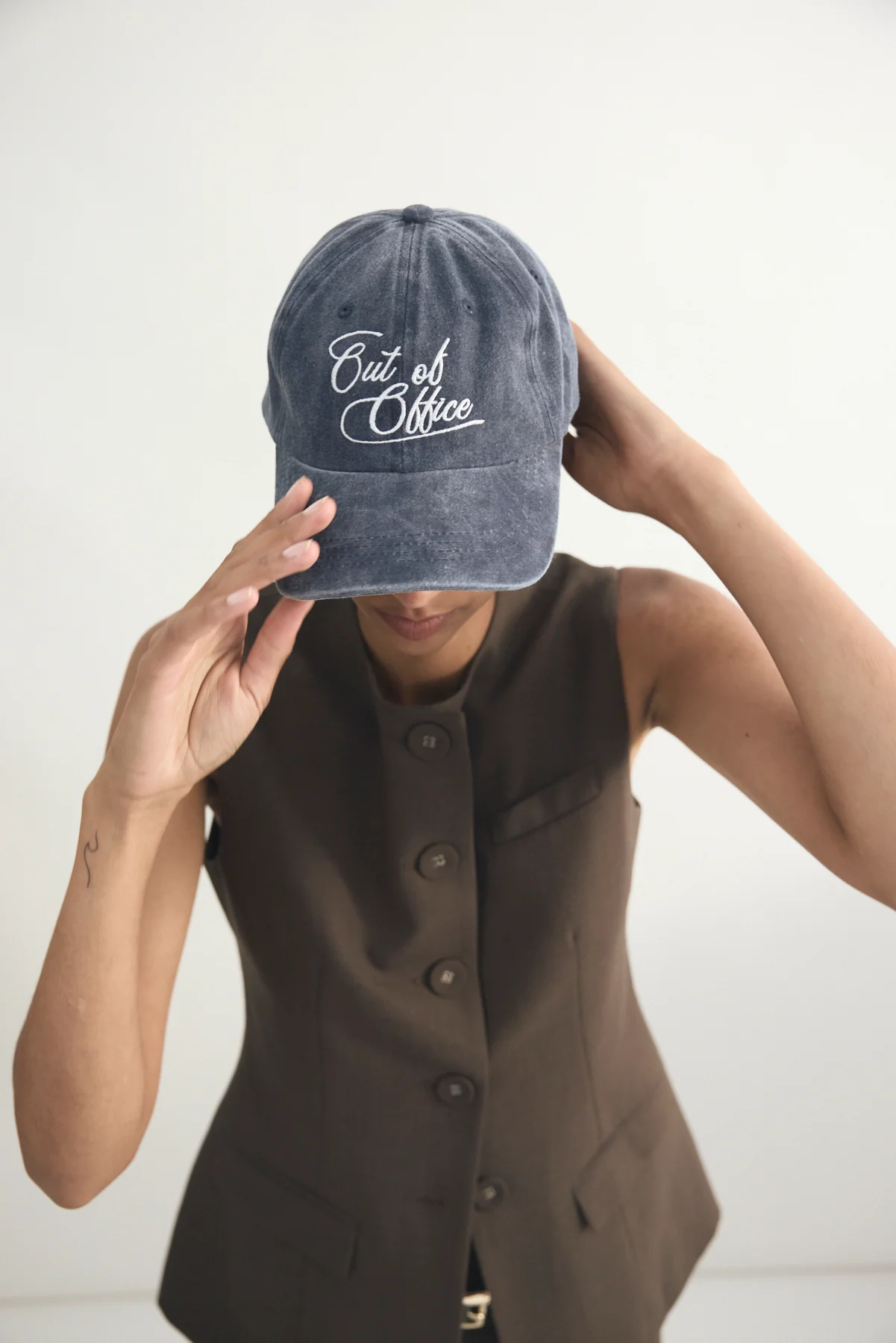 OUT OF OFFICE CAP (BLUE WASH) - Image 3