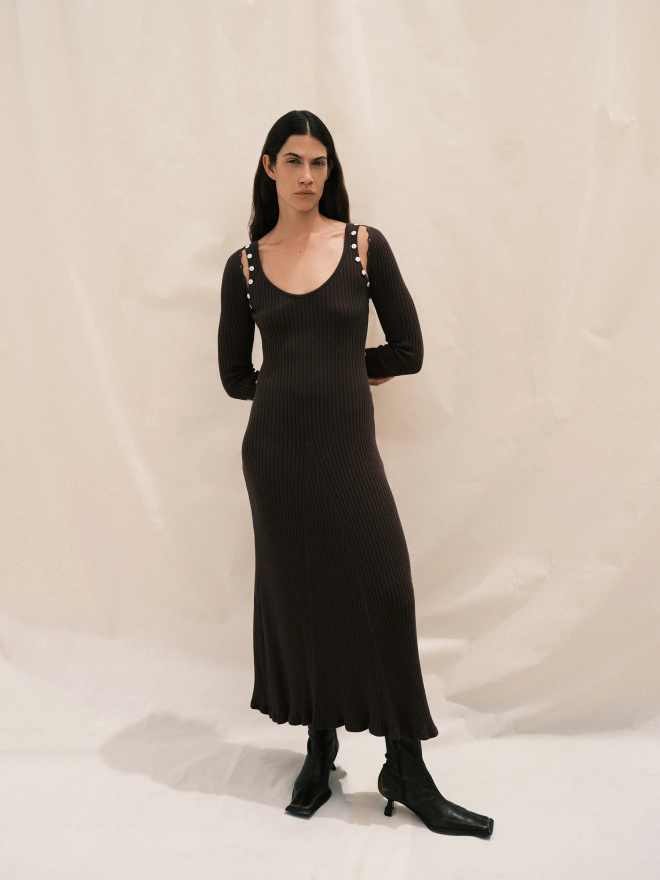 PARKER DRESS (MOCCA) - Image 3