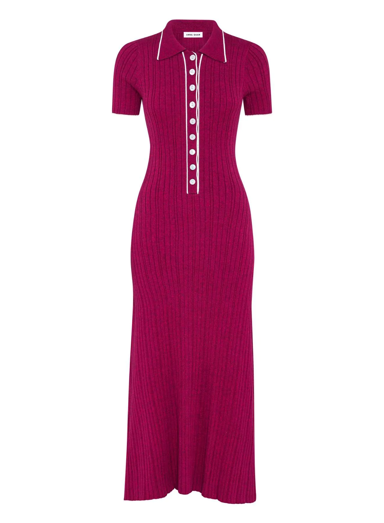 PENELOPE DRESS (CHERRY W/ SILENCE TRIM) - Image 7