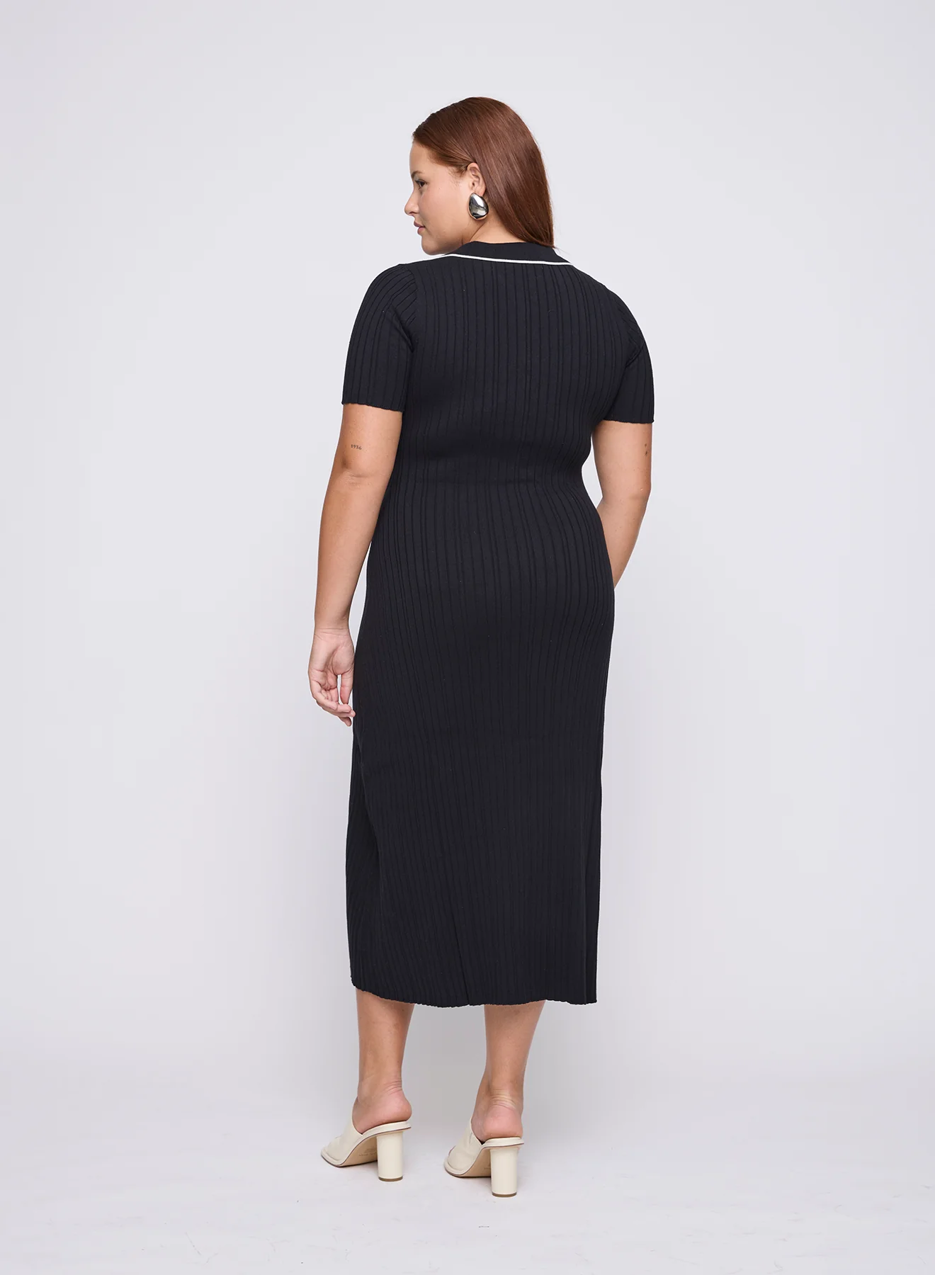PENELOPE DRESS (RAVEN W/ SILENCE TRIM) - Image 7