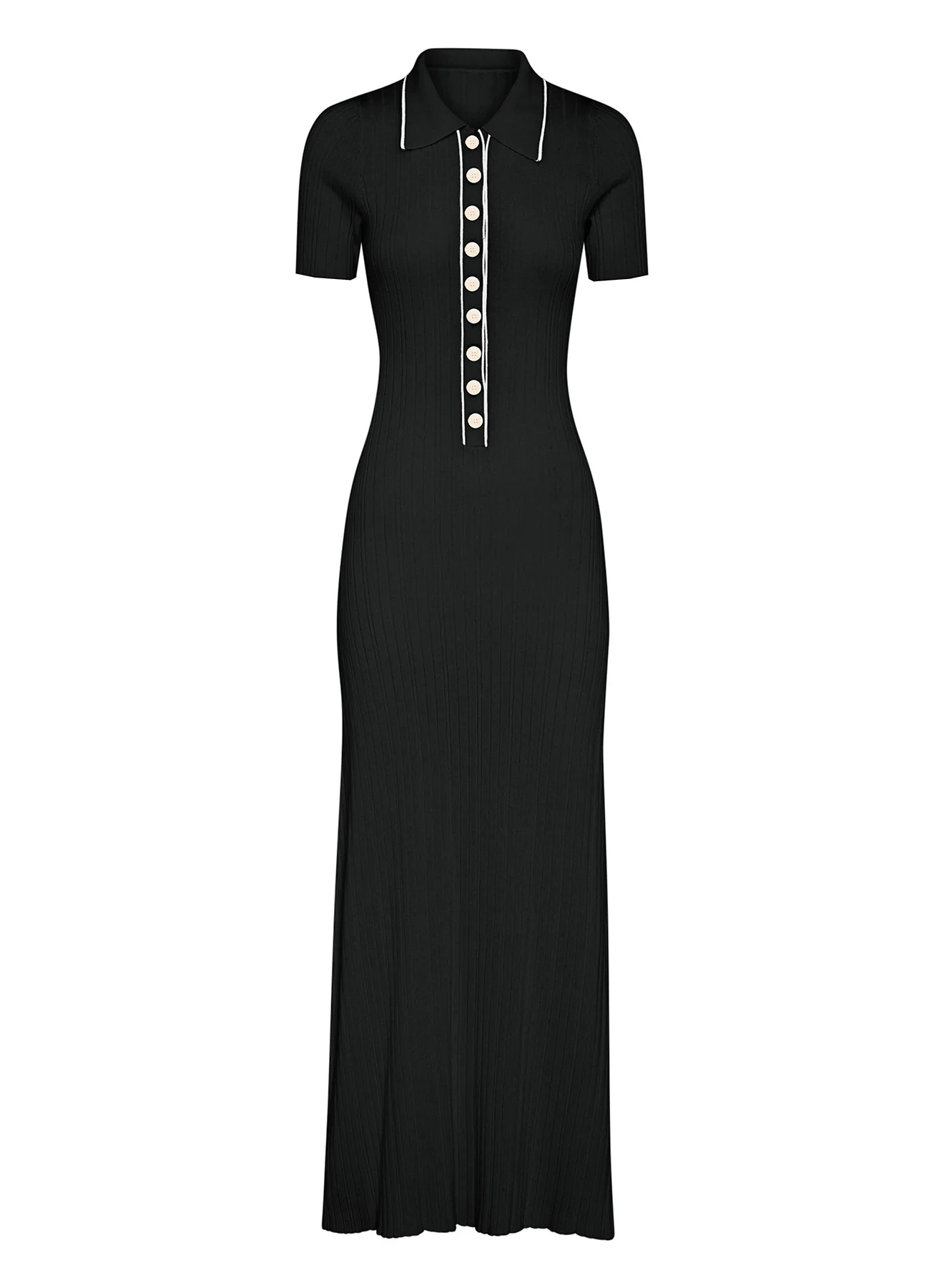 PENELOPE DRESS (RAVEN W/ SILENCE TRIM) - Image 8