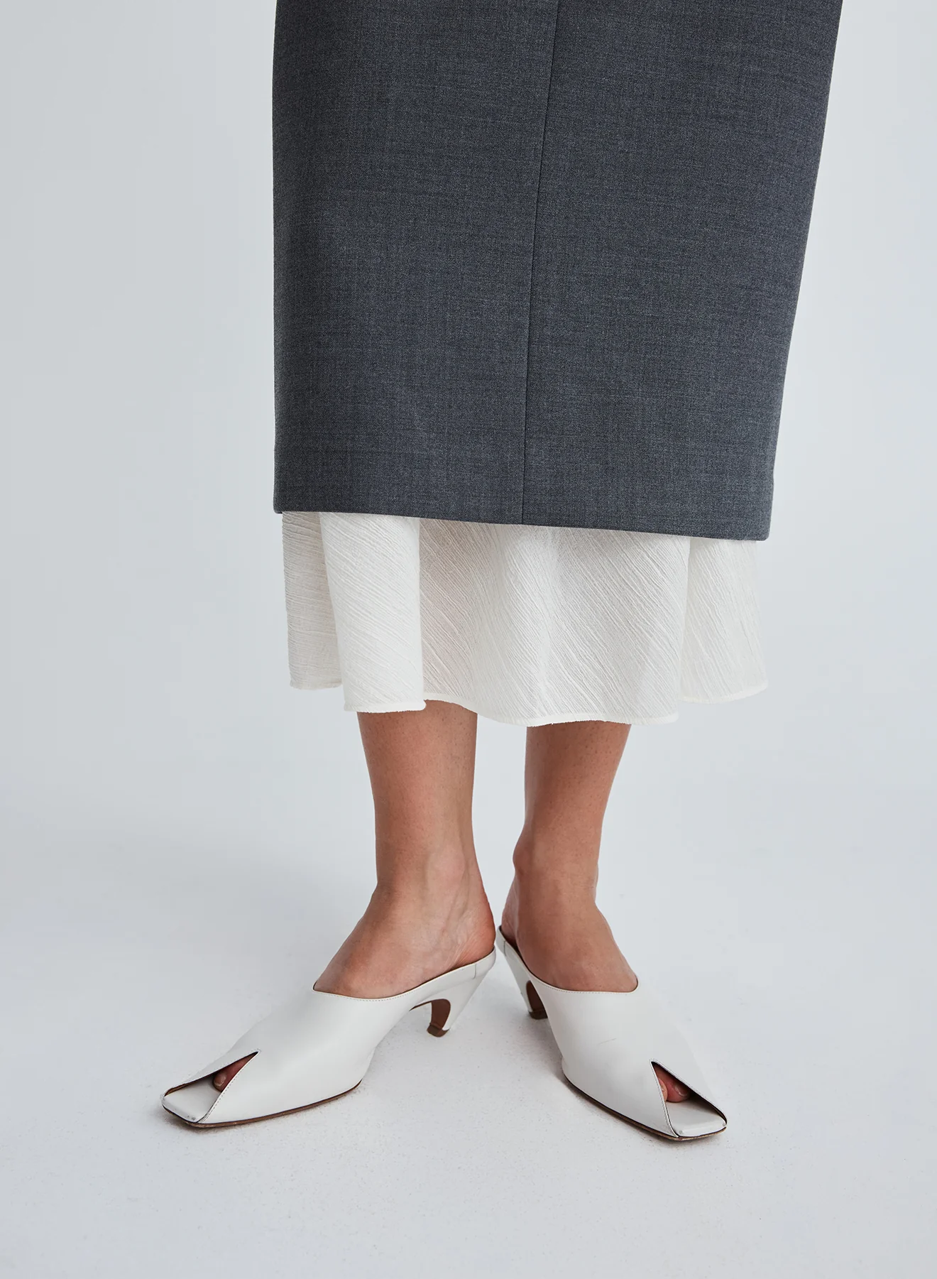 RACHELLE SKIRT (GREY/SHELL) - Image 6