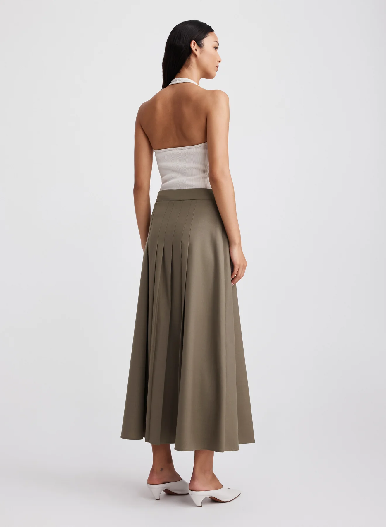 SABLE SKIRT (TAUPE BROWN) - Image 12