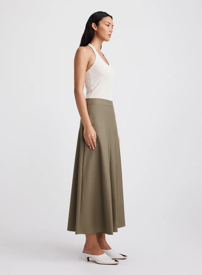 SABLE SKIRT (TAUPE BROWN) - Image 9