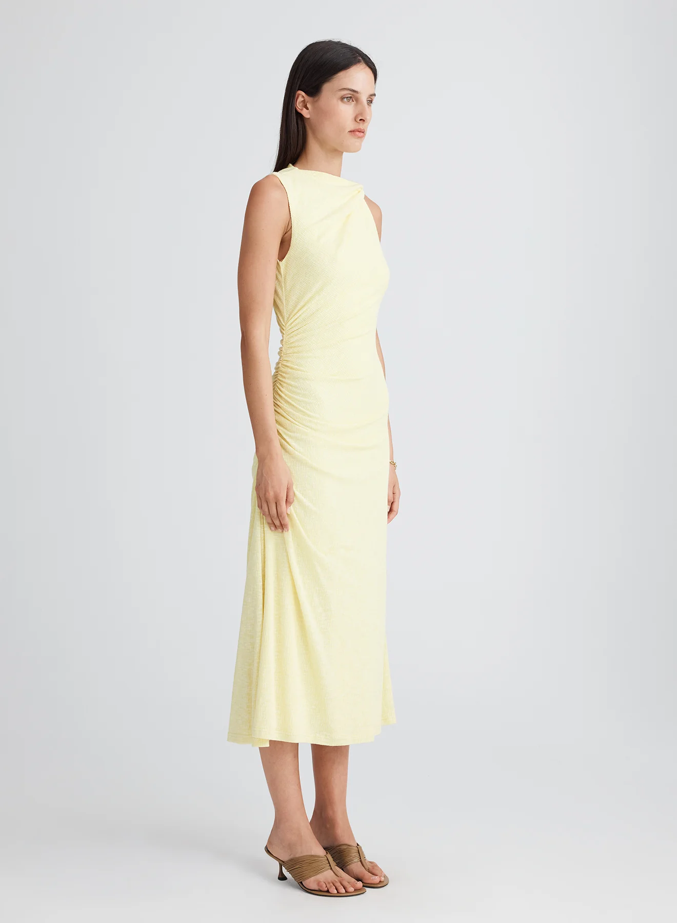 SASHA DRESS (YELLOW JERSEY) - Image 3