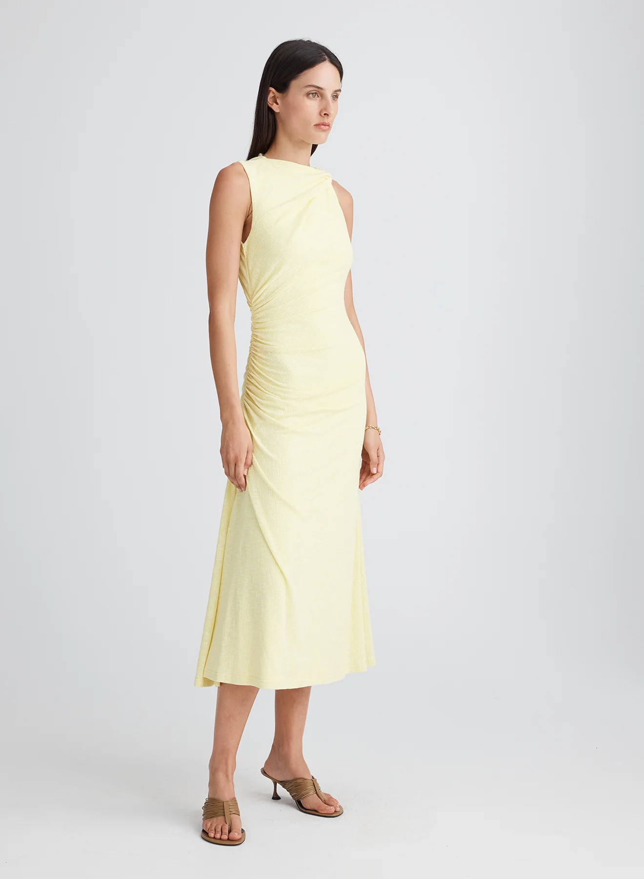 SASHA DRESS (YELLOW JERSEY) - Image 4