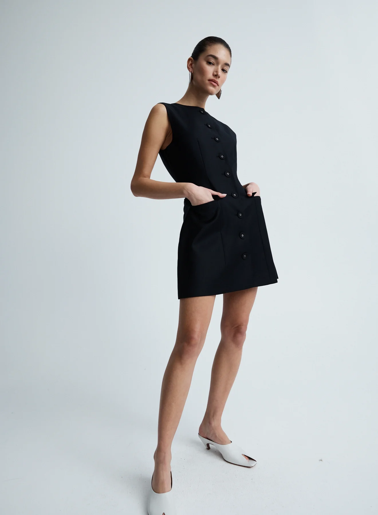 SOFIA DRESS (BLACK) - Image 4