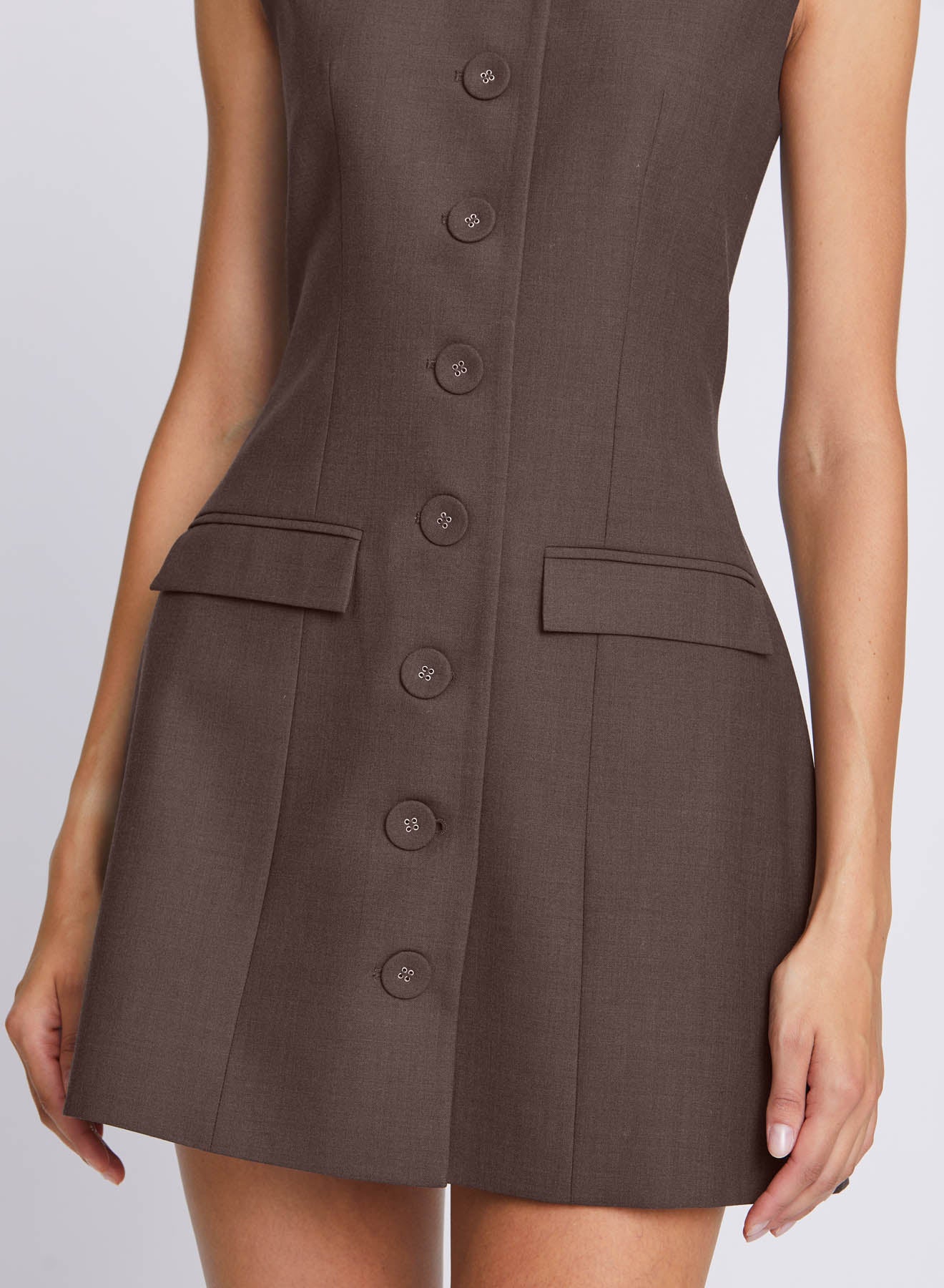 SOFIA DRESS (CHOCOLATE) - Image 5