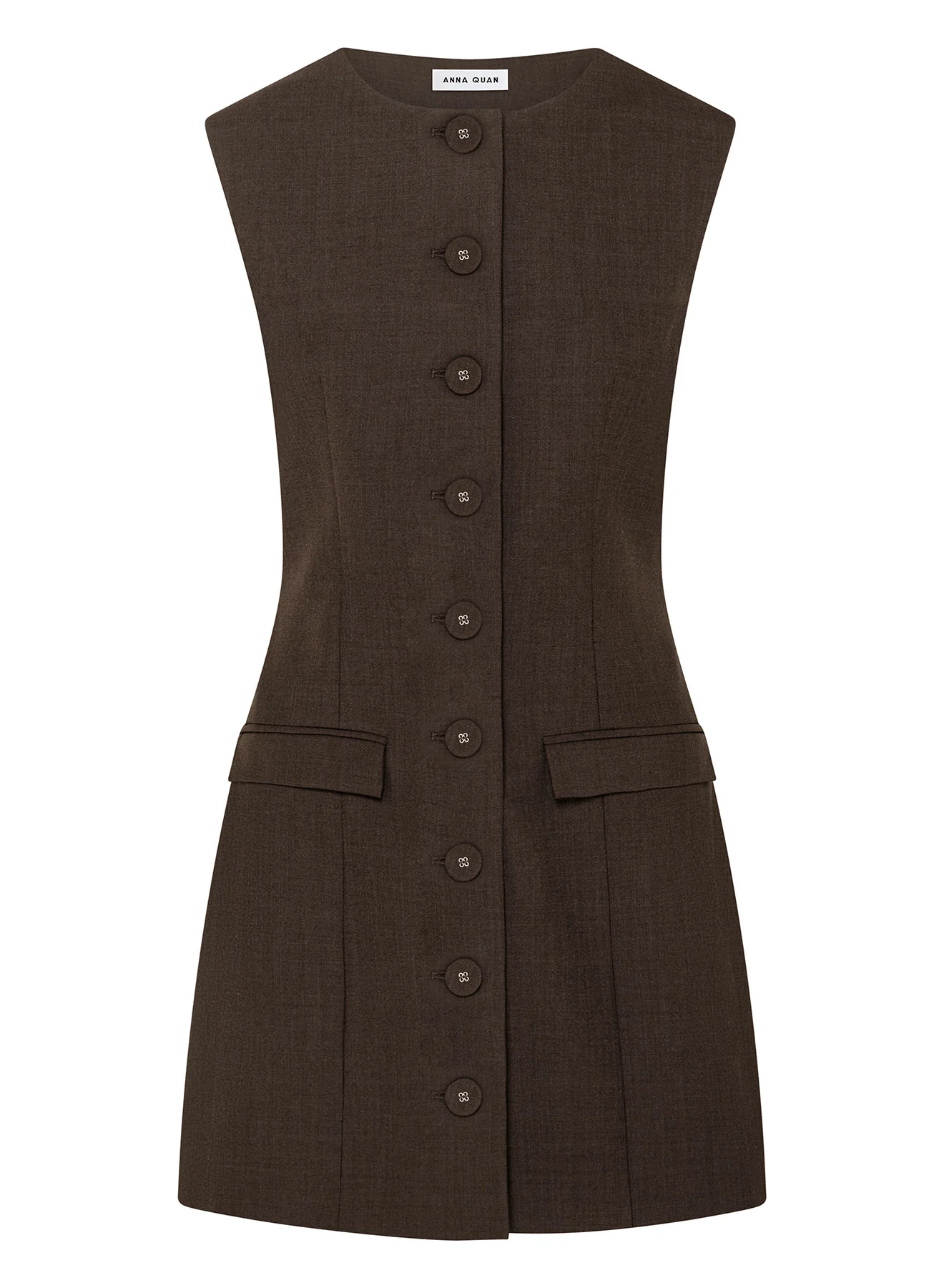 SOFIA DRESS (CHOCOLATE) - Image 7