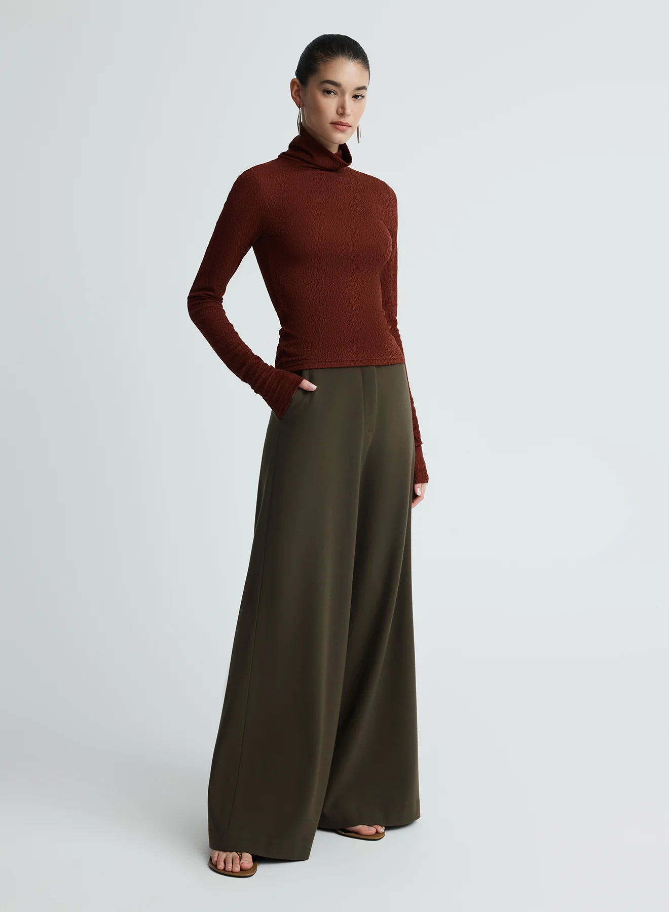 SYLVIE TOP (BURGUNDY) - Image 4
