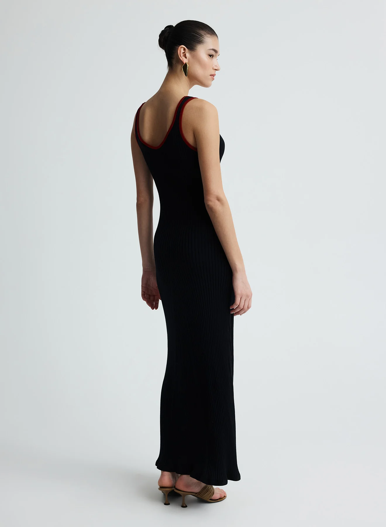 TAHLIA DRESS (RAVEN W/ SANGRIA) - Image 4