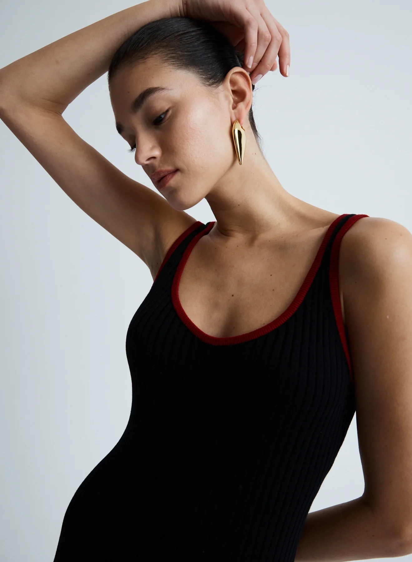 TAHLIA DRESS (RAVEN W/ SANGRIA) - Image 6