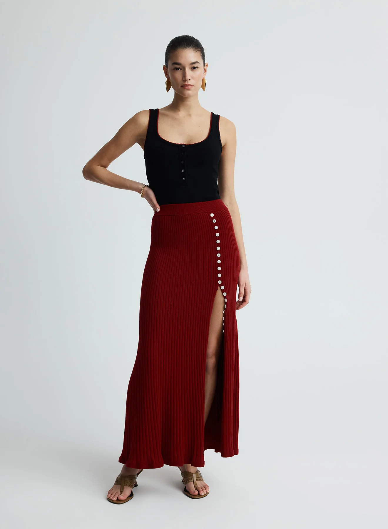 VELA SKIRT (SANGRIA) - Image 5