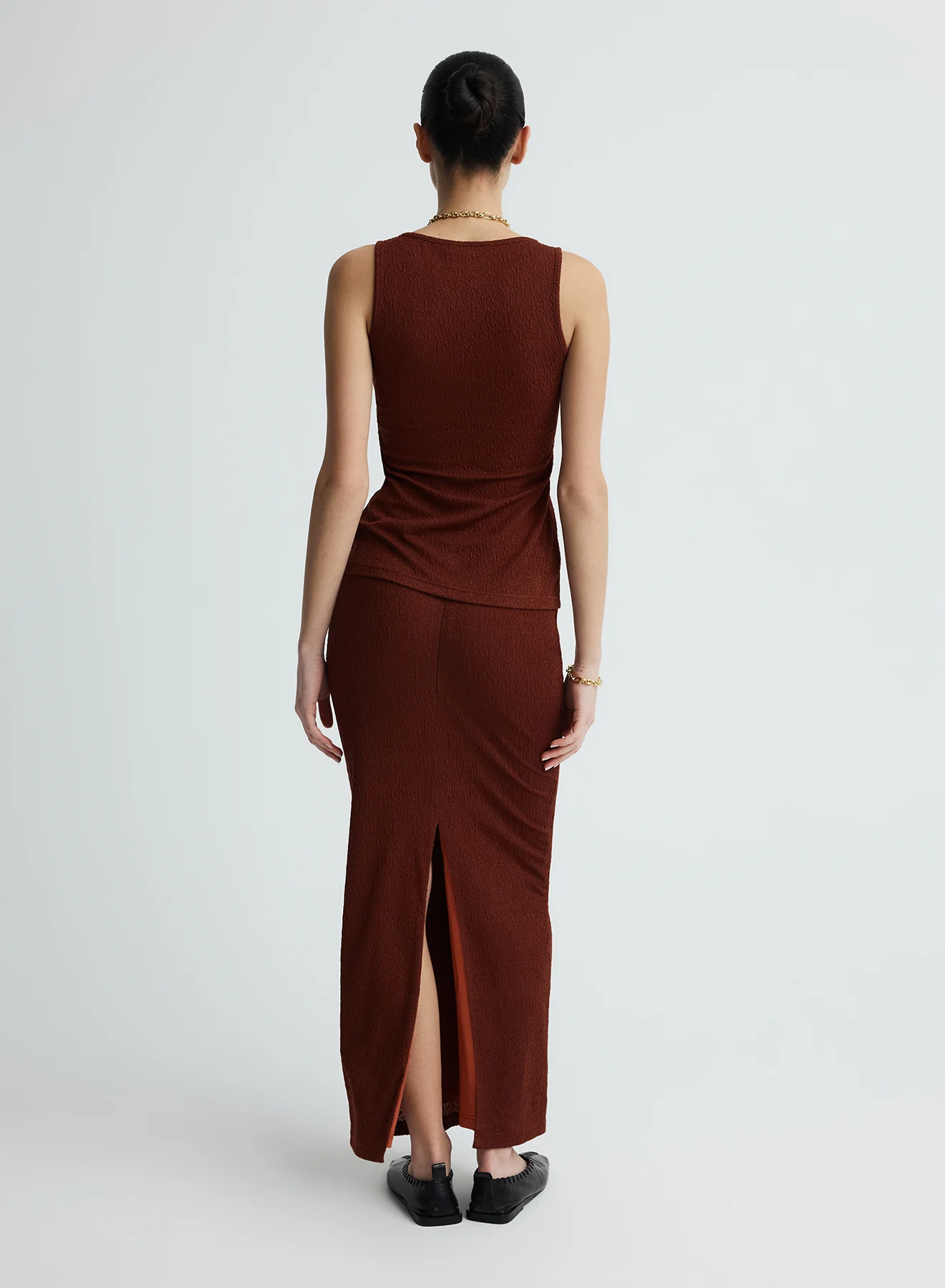 VESPER SKIRT (BURGUNDY) - Image 6