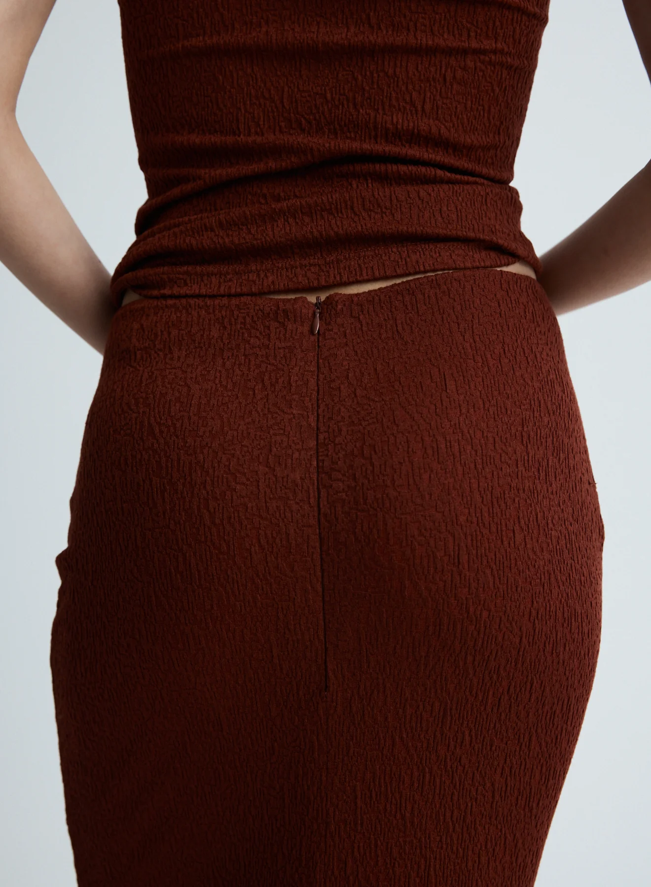 VESPER SKIRT (BURGUNDY) - Image 8