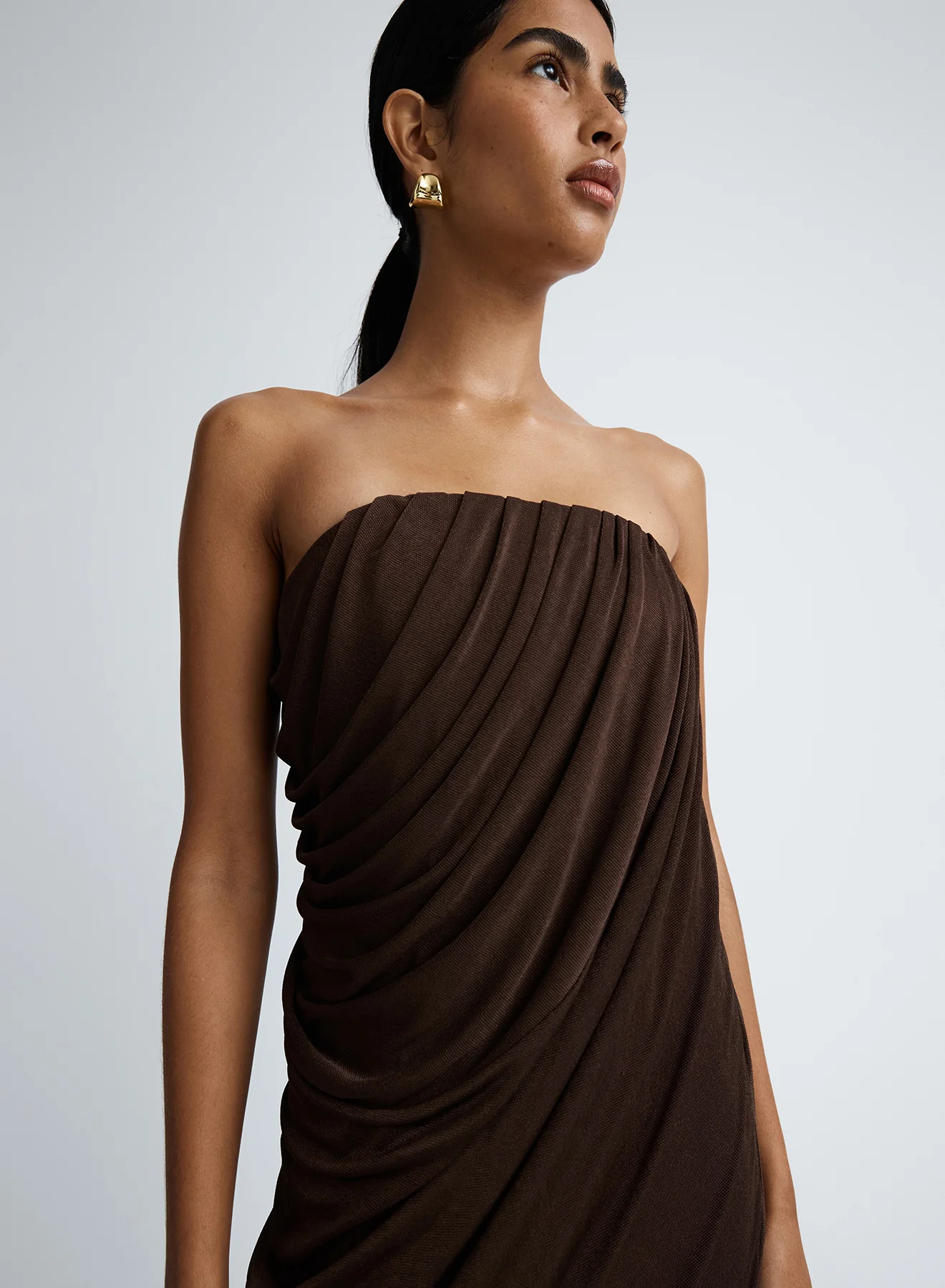 ZELLA DRESS (ESPRESSO) - Image 3