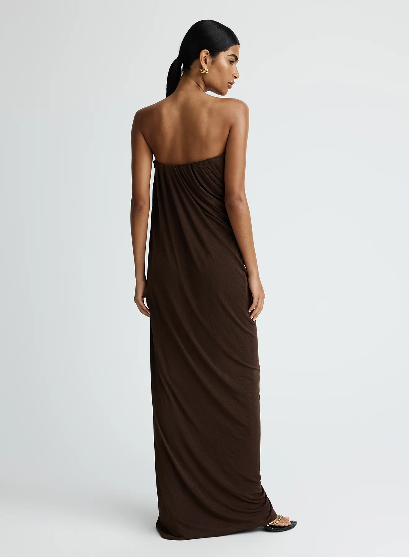 ZELLA DRESS (ESPRESSO) - Image 6