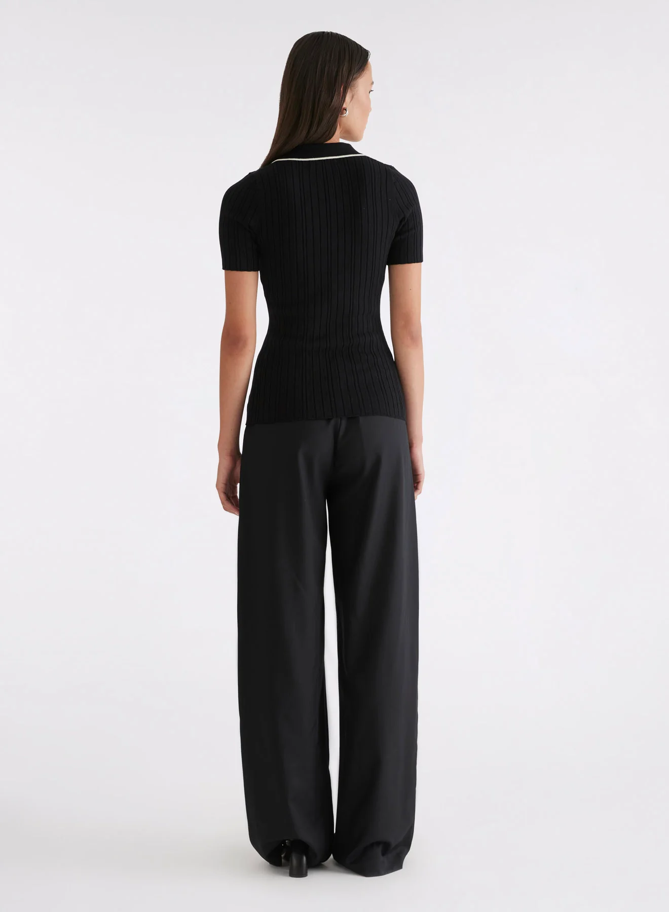 ZORA TOP (BLACK W/ SILENCE TRIM) - Image 5