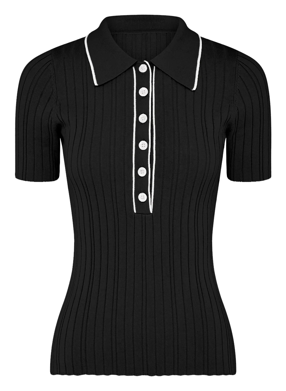 ZORA TOP (BLACK W/ SILENCE TRIM) - Image 6